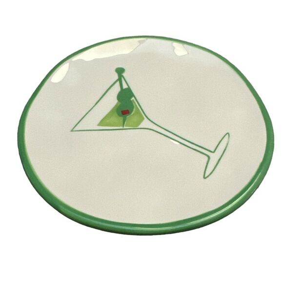 Mariposa Cocktail Plates Amy Van Aarle Appetizer Plate Martini 6” Dishes - Picture 11 of 13